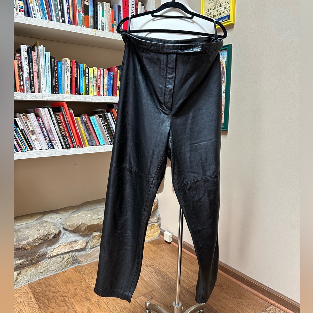 Black Leather Pants
